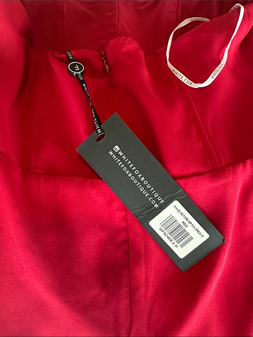 Whitefox Red Ruffled Cocktail Dress - Picture 2 of 2
